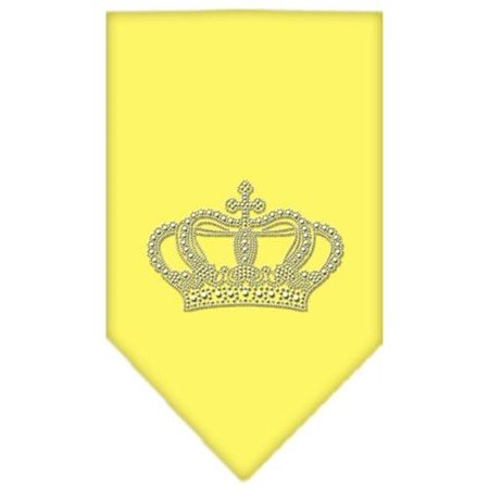UNCONDITIONAL LOVE Crown Rhinestone Bandana Yellow Large UN916286
